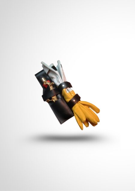 Porte-outils cuir pompier