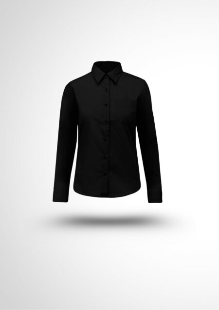 Chemise femme manches longues coloris