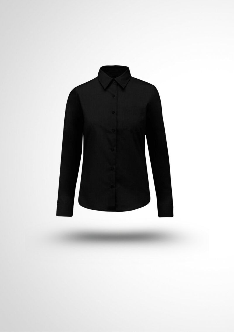 Chemise femme manches longues coloris
