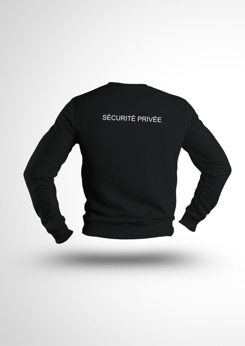 Sweat Intervention noir bande gris nouvelle réglementation – Image 2