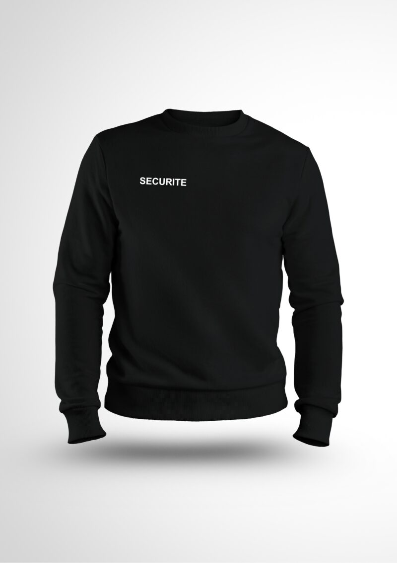 Sweat Intervention noir transfert sécurité