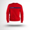 Sweat SSIAP rouge bande marine avec ou sans bande dos
