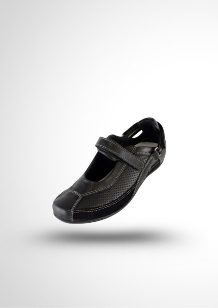 Chaussures Ballerine Femme NINA détente noir