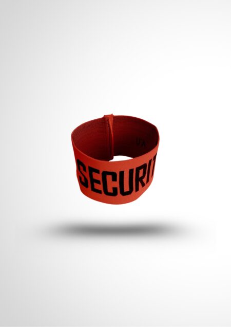 Brassard SECURITE elastiqué orange/jaune
