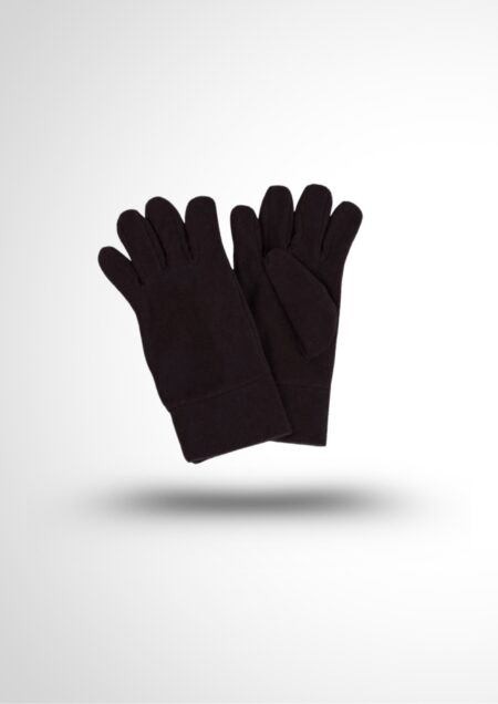 Paire de gants polaires noirs