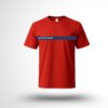 T-shirt ssiap bande marine dos et coeur