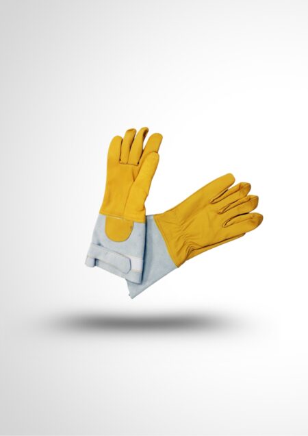 Paire de gants manchette cuir anti-coupure