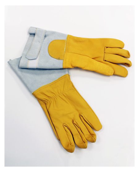 Paire de gants manchette cuir anti-coupure