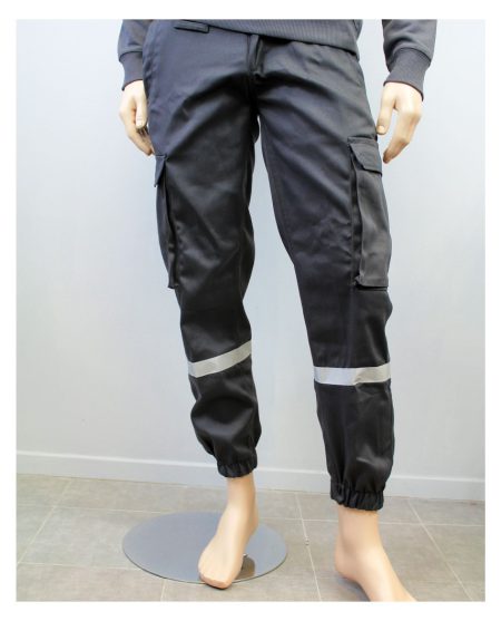 Pantalon femme Sécurité Incendie gris anthracite