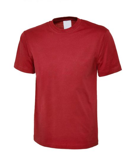 T-shirt rouge classique sans marquage