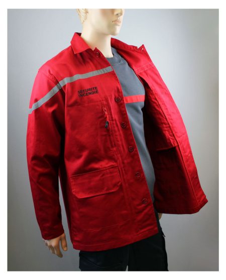 Vestes légère rouge ssiap type F1