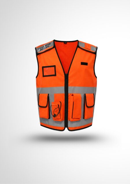 Gilet Tactique Nouvelle réglementation (Noir, Orange, Rouge, Jaune, Gris)