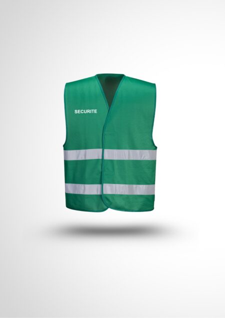 Gilet chasuble coloris Securite avant & arrière