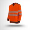Sweat Haute Visibilité Col Rond LukLight GRS® Jaune/Marine