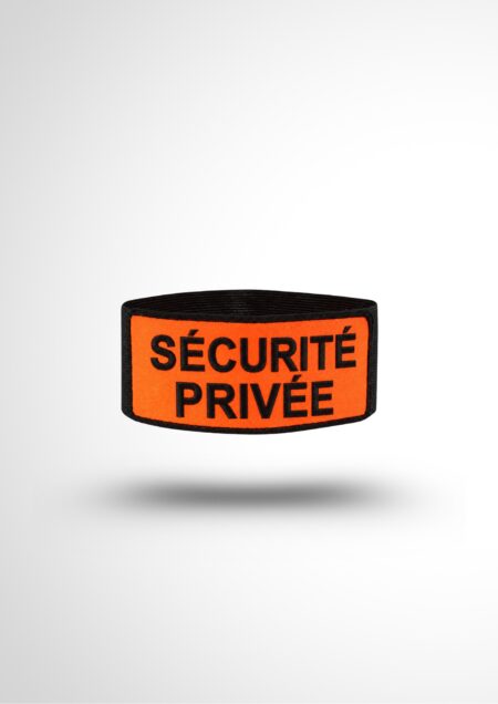 Brassard orange Sécurité Privée