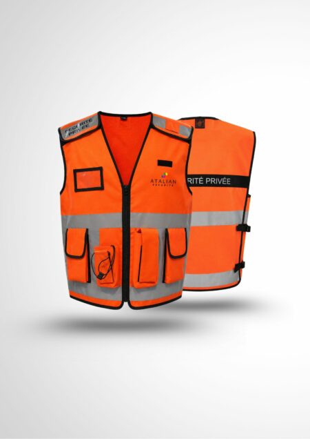 Gilet tactique Rio Orange ATALIAN